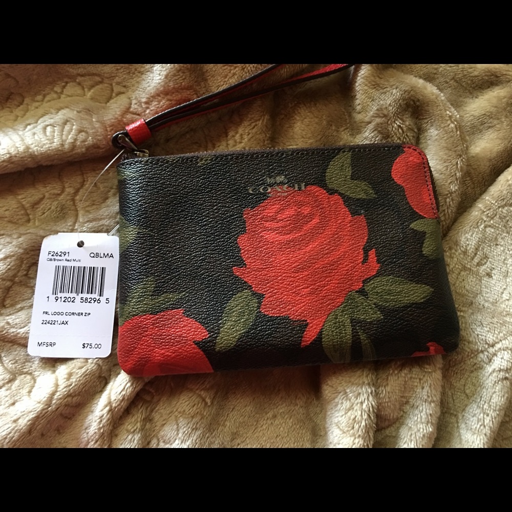 Wristlet Coach Rose